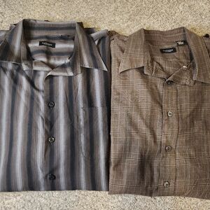 Men's Button Up Dress Shirt Bundle 2XL TALL